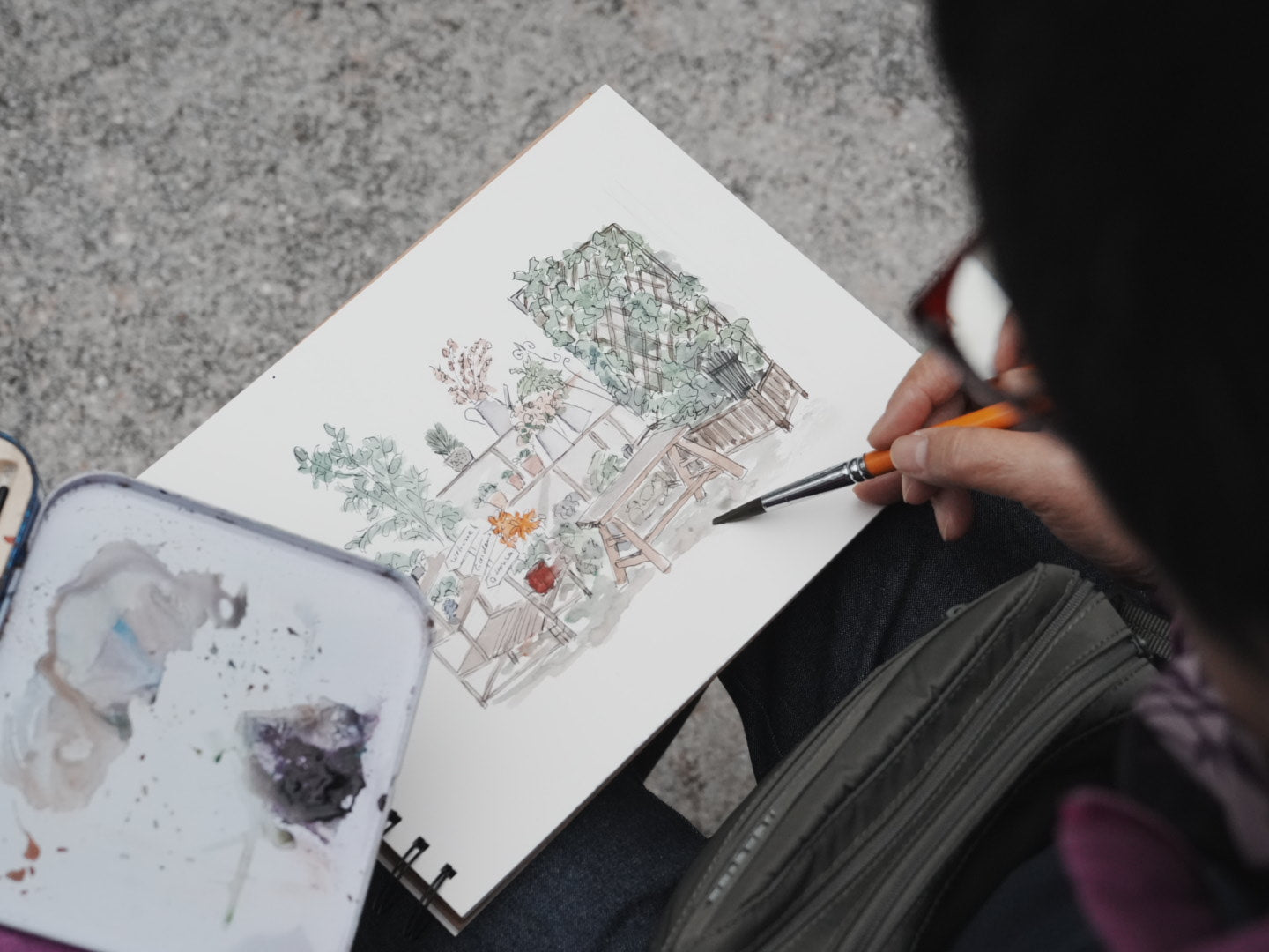 Plein-air painting activity 寫生活動